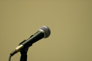 a microphone